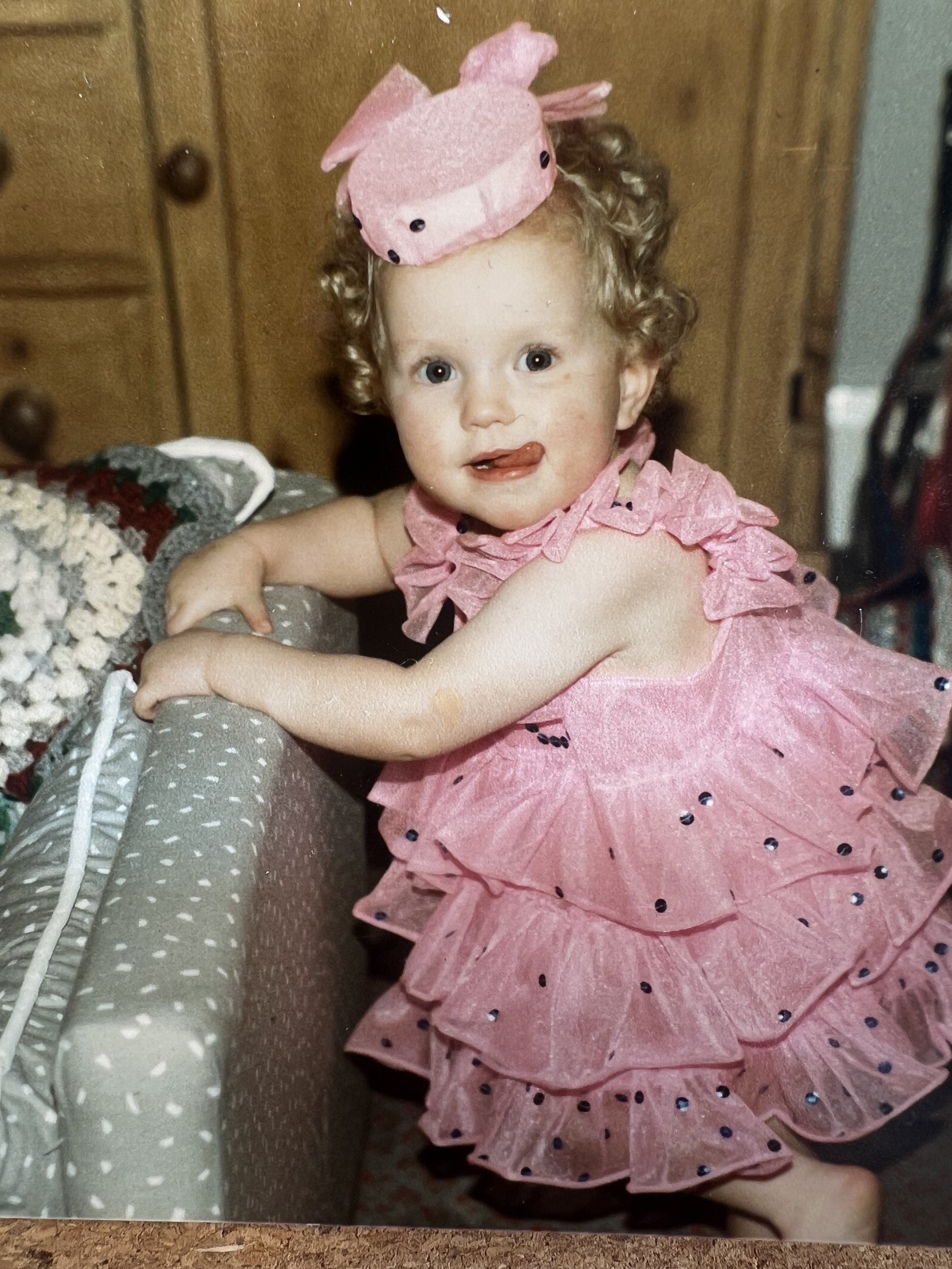 Holly as a young dancer